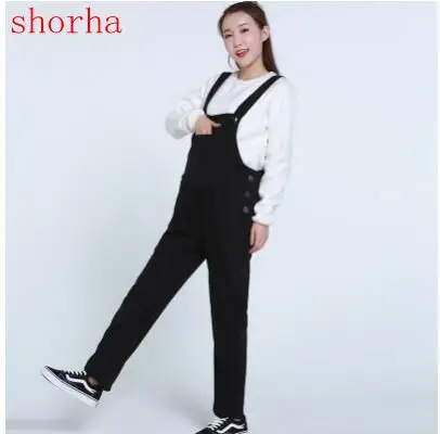 New Maternity Bib Pants Pregnant Trousers Belt Plus red and black Women Pregnant-Overalls Jumpsuit Solid Color Women