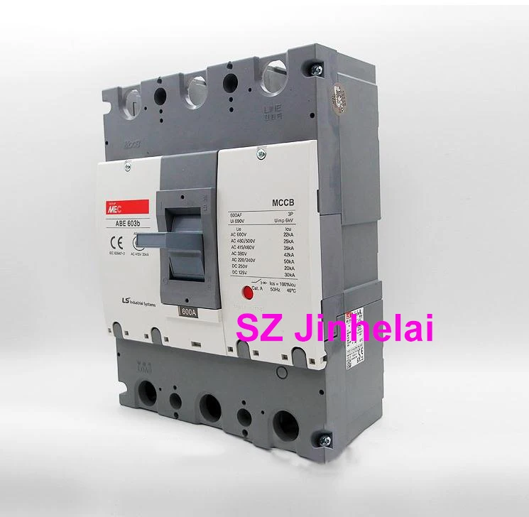 ABE603b Authentic original  ABE 603b  LS Molded case circuit breaker ABE-603B Air switch  3P  500A/600A