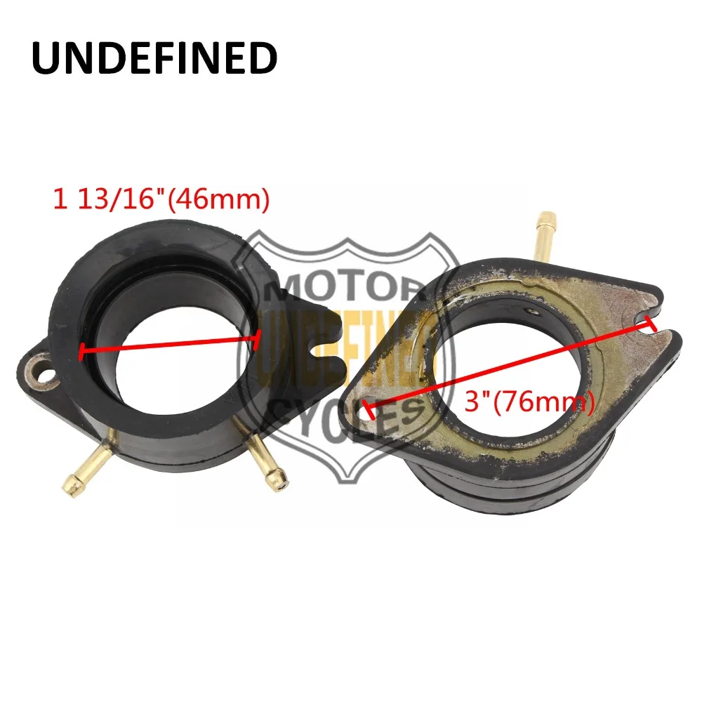 야마하 비라고 1100 XV V1100S 스페셜 1988-1999 Carburador 용 오토바이 기화기 흡기 매니 폴드 고무 조인트 부트 세트, 2 피스