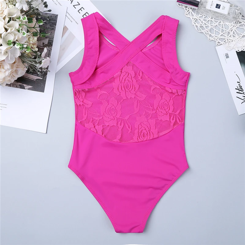 IIXPIN Bé Gái Thể Dục Dụng Cụ Leotards Chuyên Nghiệp Múa Ba Lê Tutu Xe Tăng Leotard Váy Múa Đầm Jumpsuit Ren Lưng Tập Đi Leotard Kid