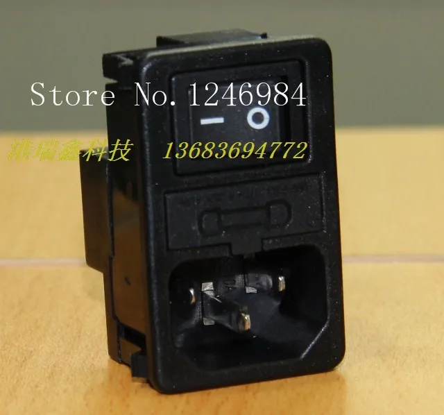 [SA]JEC AC outlet AC power outlet cassette triple black belt seat belt switch JR-101-1FRSG--20pcs/lot