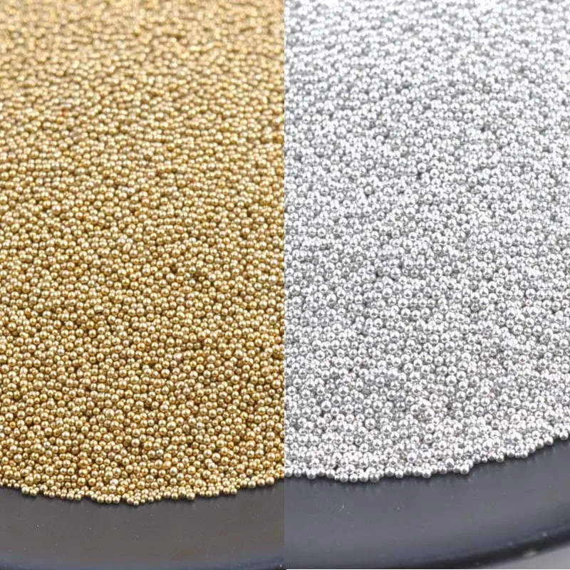 0.1-0.5mm 15g/lot Gold and Silver Caviar Ball Beads Glass Tiny Nail Air Tips Sticker Decoration Beauty Nail Accessories  BL010