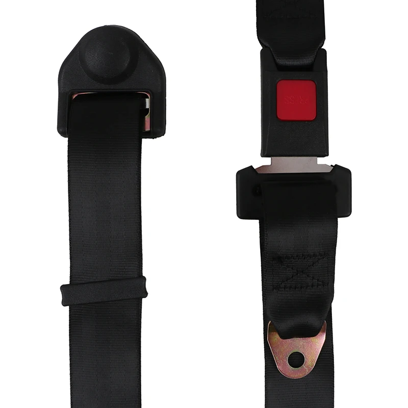 Auto universal  simple 3 points safety belt Auto Seat Safety Lap Belt Adjustable Security belt rear safety belt auto accessories