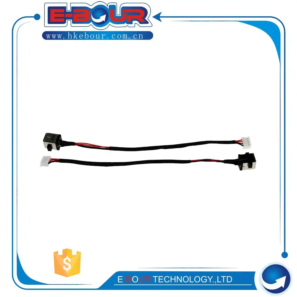 2PCS Laptop DC Power Jack for AS A55A Notebook Repair DC Plug Socket Charging Port Connector Adapter with Flex Cable New