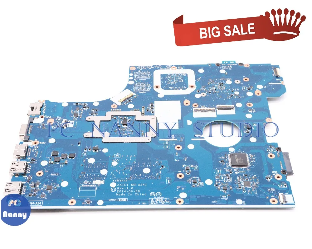 Placa-mãe para computador, testada, para lenovo ideapad e555