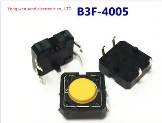 

NEW B3F-4005 B3F4005 2.55N Micro light touch switch elevator buttons button Key switch DIP4