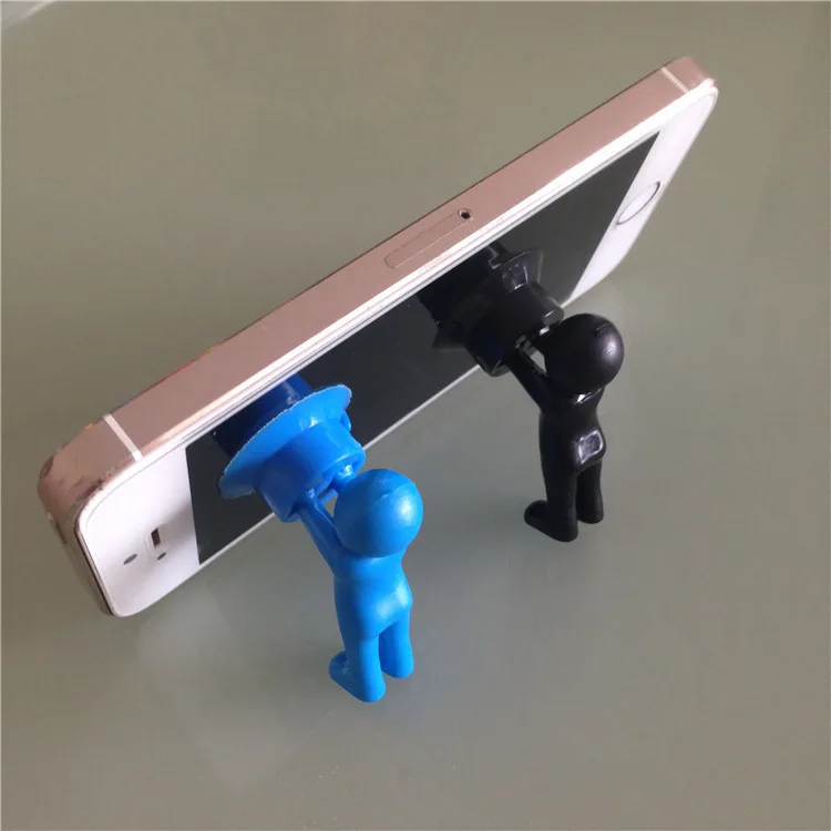 100pcs Multifaction 3D Man Hercules Phone Holder Villain Stand Supporter For IPhone Samsung ANd All Smart phone Plunger Sucke