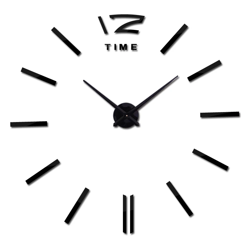 New home decorations big wall clock living room quartz Metal  modern design decorative designer clocks watch