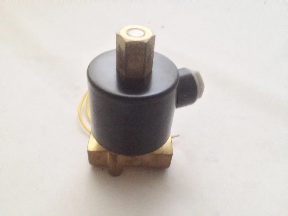 Ar elétrico n/o 110vac 3/8 "da água da válvula solenóide tipo normalmente aberto