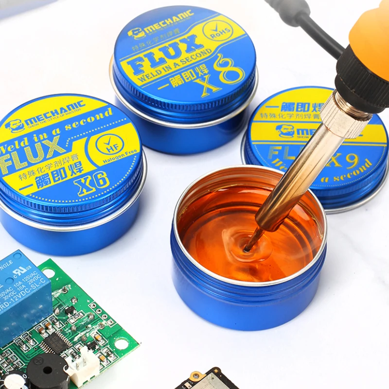 MECHANIC Rosin Solder Paste Flux Environmental Soldering Paste For PCB BGA SMD Welding Fluxes Rework Repair Tool