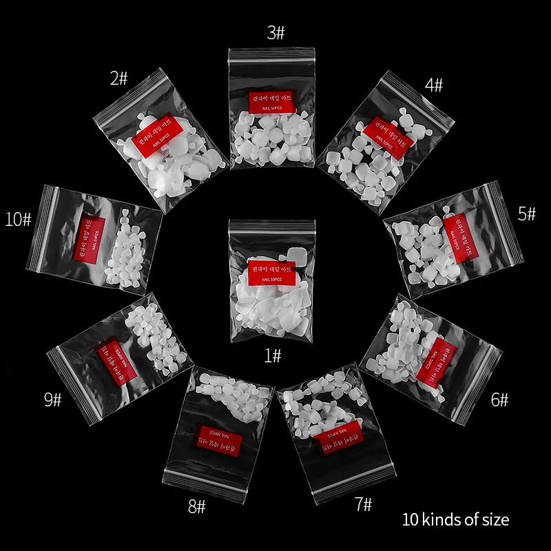500pcs Clear Natural Fake Toe Tips UV LED Full Cover False Toenails Extension Foot Tips Flexible Resin Toenail Manicure Long Tip