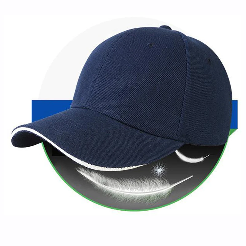 Casquette de sécurité pour le travail, respirantes, légères, Style Baseball, pour les travailleurs des portes extérieures, GMZ001