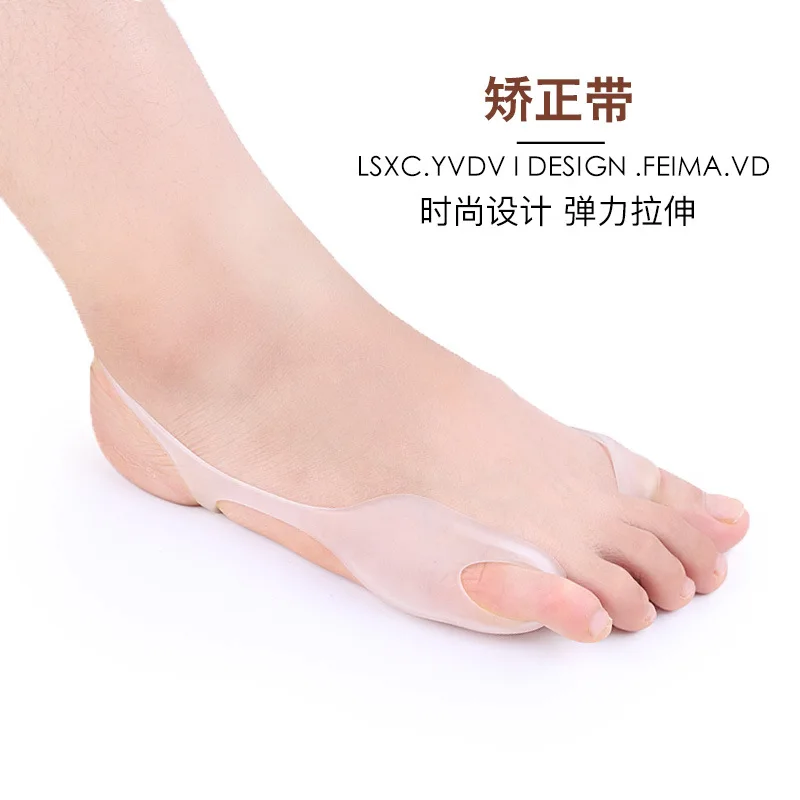 2 Pieces Bigfoot Thumb Valgus Toe Valgus Blackmailed Little Toe Pronation Hallux Valgus Orthosis Orthopedic Belt Toe Separators