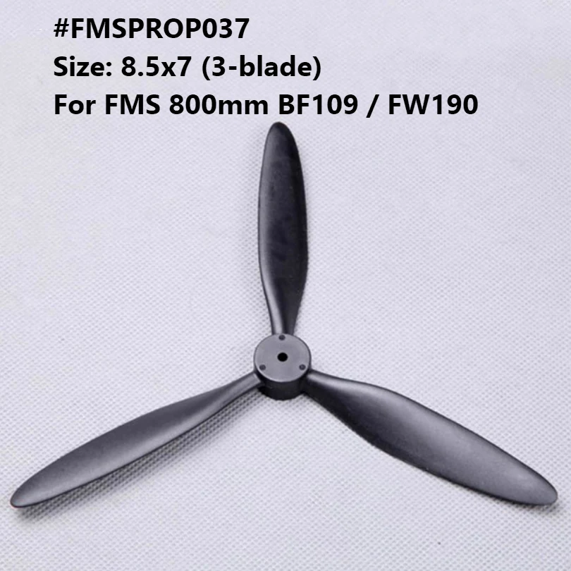 FMS 800mm Mini P51 F4U T28 Zero BF109 FW190 V2 piezas hélice Spinner Cowl tren de aterrizaje Motor ESC Servo RC avión modelo