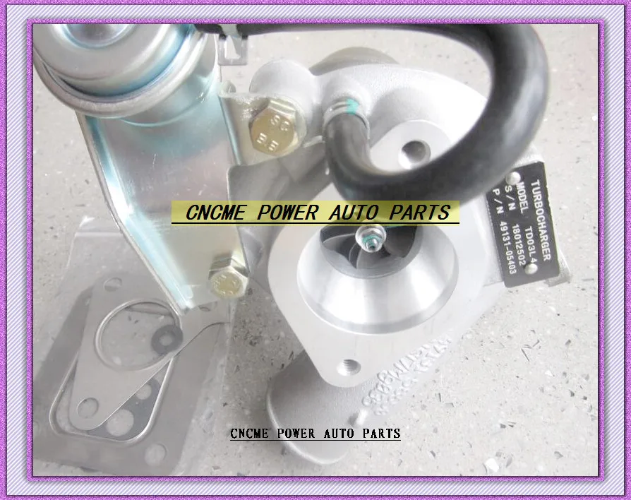 

TURBO TD03L4 49131-05403 49131-05402 Турбокомпрессор для Ford Commercial Vehicle Transit 2006- PHFA PHFC JXFC JXFA Puma V348 3.3L