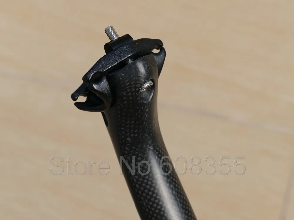 Carbon MTB Road Bike Seat Post 31.6mm 27.2mm 350mm 400mm - 3K / UD Carbon Matt Glossy BICYCLE Seatpost