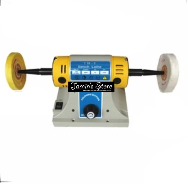 

New 220V 350W Bench Buffer Polisher Grinder Buffing Polishing Machine+polishing wheel