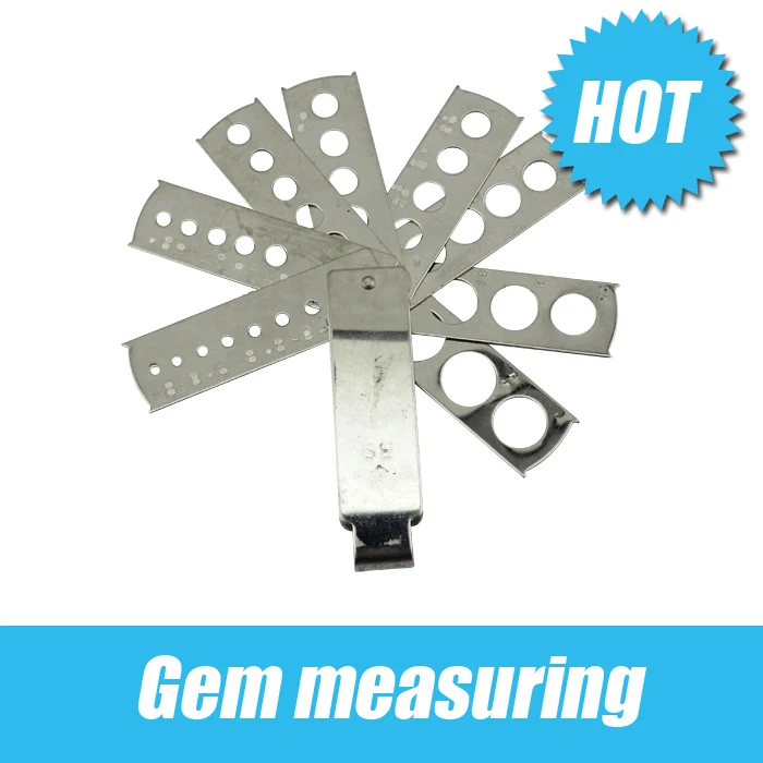 Gemstone jewelry diamond measuring foot size measuring eight caliper tool free shipping wholesale jewelry goldsmith