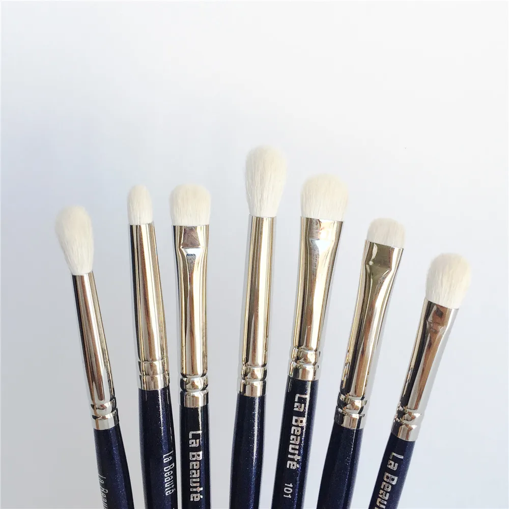 La Beaute ultra-soft Goat Hair Eyeshadow Brushes - Perfect for blending shading Crease - Beauty Makeup Brushes Blender