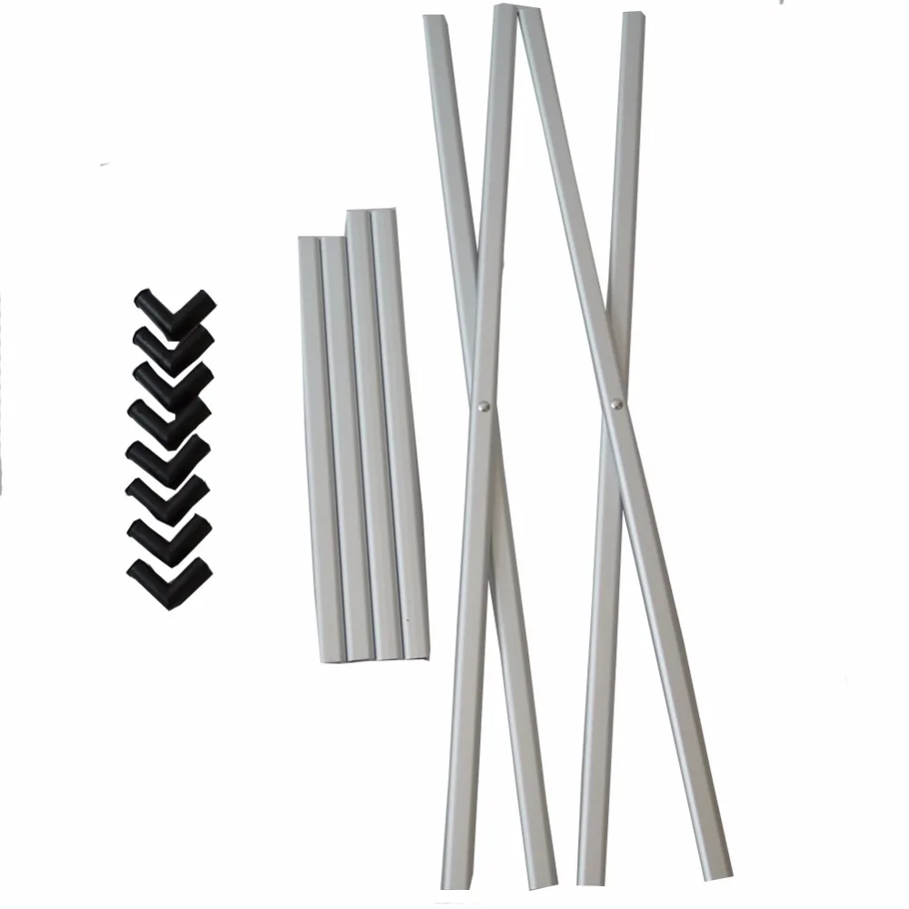 Shushi collapsible metal frame for laundry bag Aluminium rod for laundry basket spare part for X shape basket  Aluminium Frame