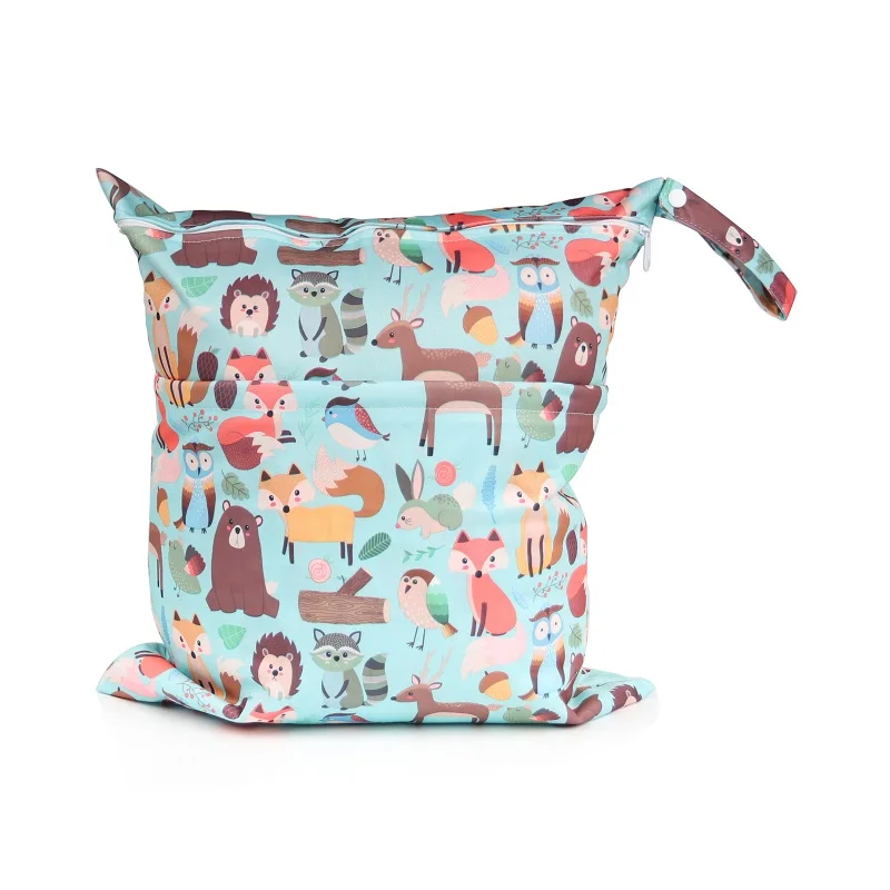 2020 Baby Holiday Out of the Necessary Products XL Double Zipper Waterproof Diaper Bags 40*45CM Mummy Bag