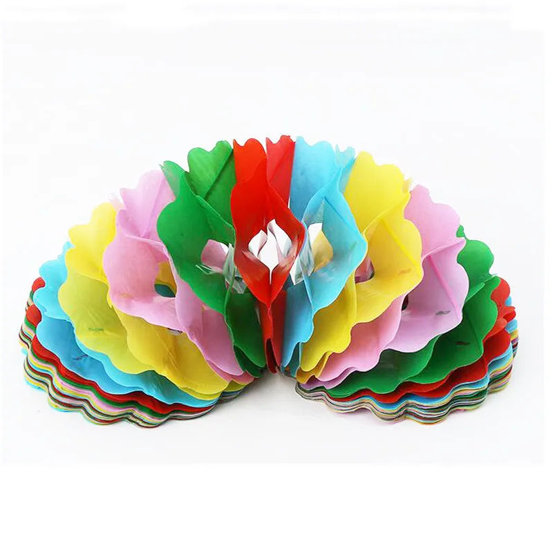 Circle Compression Flower (lager &small size) Stage Magic Tricks Props Accessories Gimmick Flower Magic Trick Kid Child Puzzle