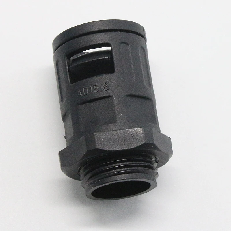 10PCS/Lot AD10 AD13 AD15.8 AD18.5 AD21.2 AD25 AD28.5 AD34.5 Plastic corrugated pipe joint. cable gland