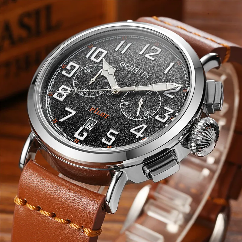 

2017 OCHSTIN Brand Hours Men's Luxury Watch Military Watch Men Quartz Watch Sports Date Clock Men Casual Men Watch