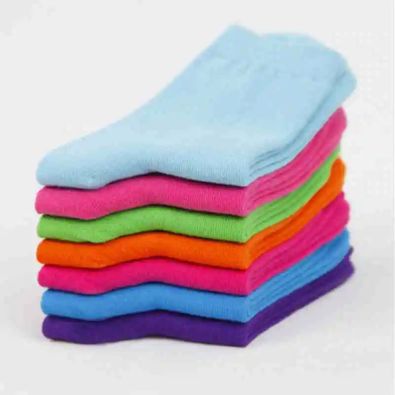 10 pairs women socks spring autumn cotton High-quality brand candy colors fashion girls socks