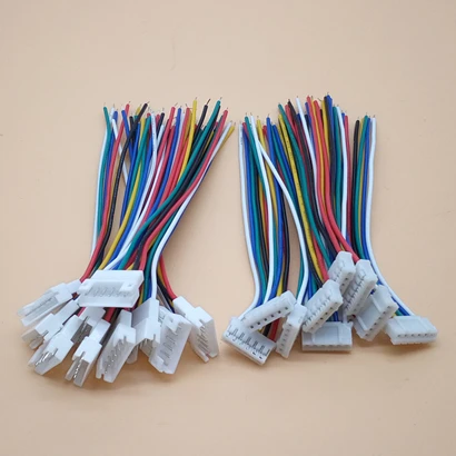 10 Paar Micro JST PH 2.0 2P 3P 4P 5P 6PIN männlich weiblich Stecker mit Drahtkabeln 100 mm