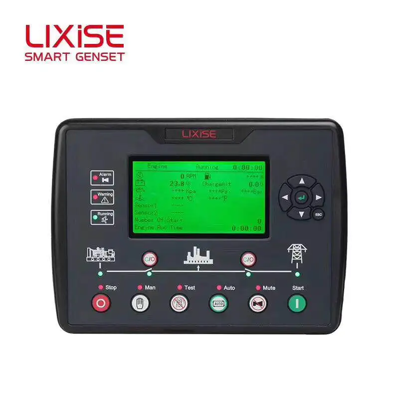 Imagem -05 - Lixise-controlador de Circuito Diesel Lxc6120n Amf Lcd Partida Automática Partes do Conjunto Painel de Placa de Circuito Eletrônico