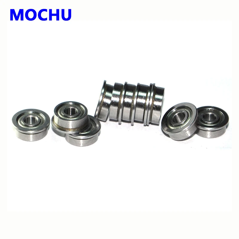 10pcs MF63 MF63ZZ MF63Z 3x6x2.5 MOCHU Flange Bearing Miniature Deep Groove Ball Bearing Shielded Ball Bearings