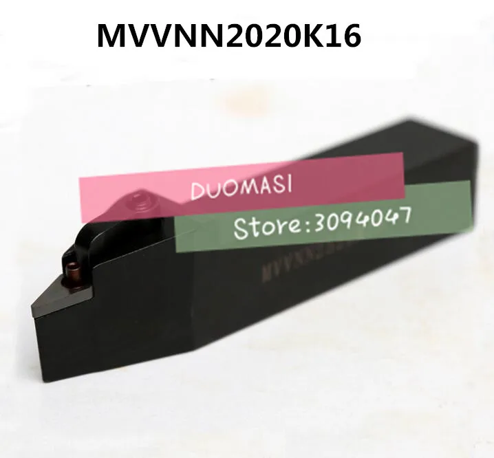 MVVNN2020K16,Metal Lathe Cutting Tools,CNC Turning Tool,Lathe Machine Tools, External Turning Tool Type MVVNN 20*20*125mm