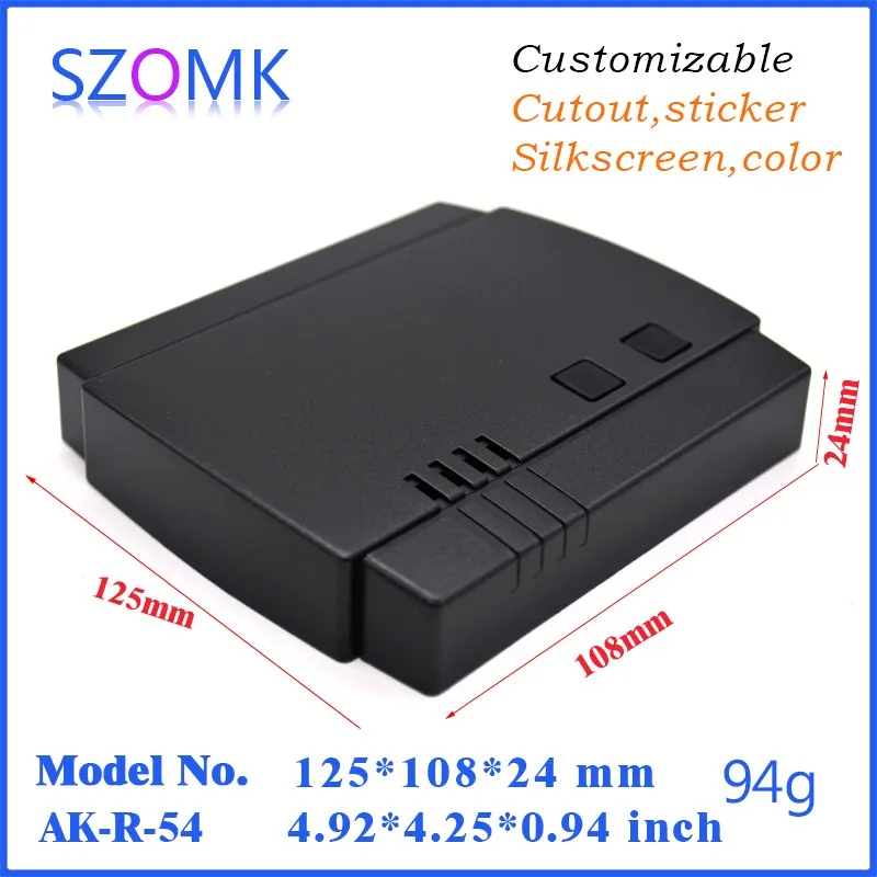 

10Pcs/lot plastic hinged wall mount enclosures 125*108*24mm plastic enclosure box szomk aluminium case housing electronics