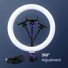 Dimmable selfie ring light with tripod and phone holder #2