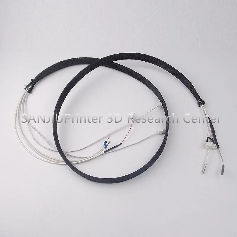 3D Printer Parts UM2+ UM2 + Extended Hot End Cable PT100 Heating Line KIT UM2+ Temperature Sensing Parts