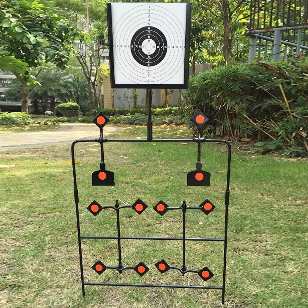 Hunting Gun Target suitable for paintball shooting, 12 small parts, can be used on the front, 24 stickers