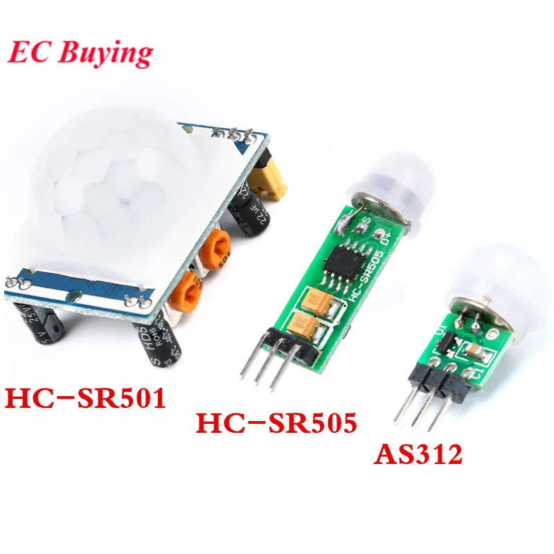 AM312 HC-SR501 HC-SR505 Adjust IR Pyroelectric Infrared PIR Module Motion Sensor Detector Module for Arduino