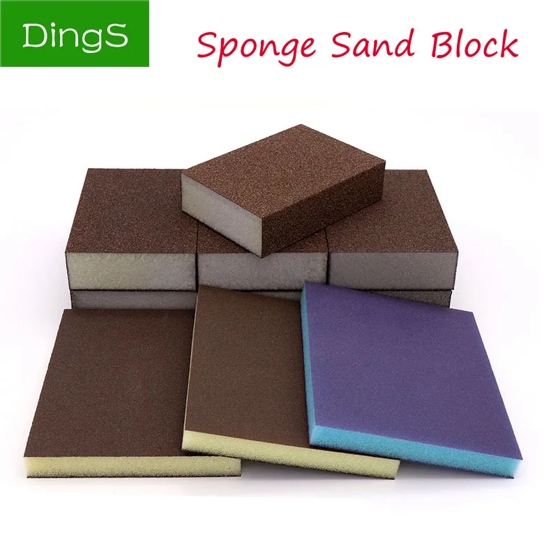 

1pcs Polishing Sanding Sponge Block Sandpaper Drywall Block Sander Tool 80-220 Grit Abrasive Tools Sandpaper Discs