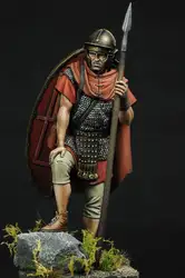 Unpainted Kit 1/24 75mm Auxiliary Dacian wars soldier 75mm figure Historical Resin kit miniature model