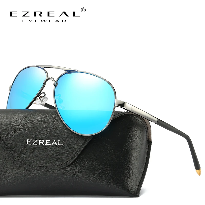 

EZREAL New Brand Polarized Sunglasses Men Classic Retro Pilot Glasses Color Polaroid Lenses Driving Women Sunglasses 8503