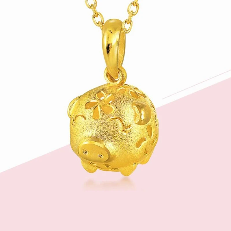 KOFSAC 2019 Hot Sale Fashion Zodiac Pig Necklace Silver 925 Cute Gold Pig Pendant Necklaces For Women Jewelry Girl Birthday Gift