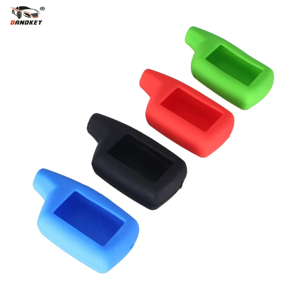 DANDKEY LCD Silicone Case For Pandora DXL3000 Lcd Russia Version Two Way Car Alarm System Remote Case 3 Buttons