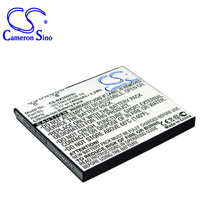 

Аккумулятор Cameron Sino для HP iPAQ hx2000, hx2495, rx3410, rx3115, rx3700, 367205-001, hx2790, 1400 мАч