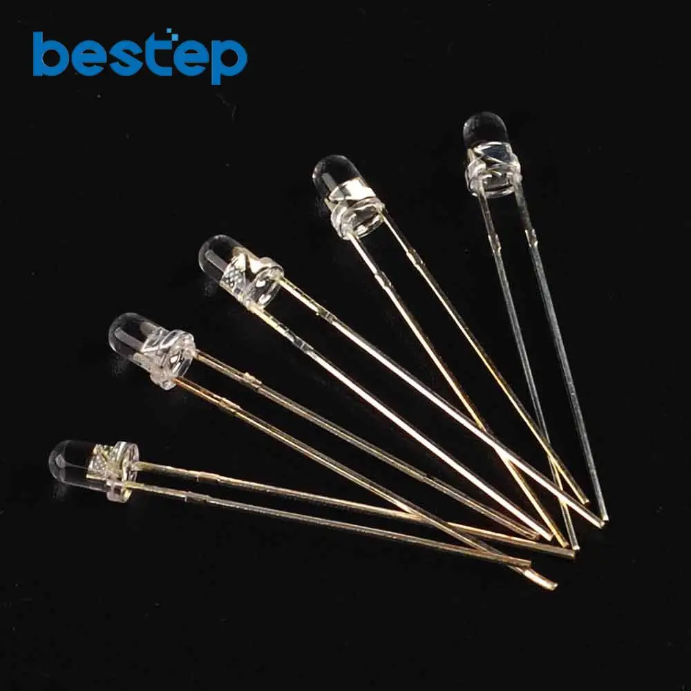 50PCS 3MM Photodiode Photosensitive Photosensitive Diode Photosensors