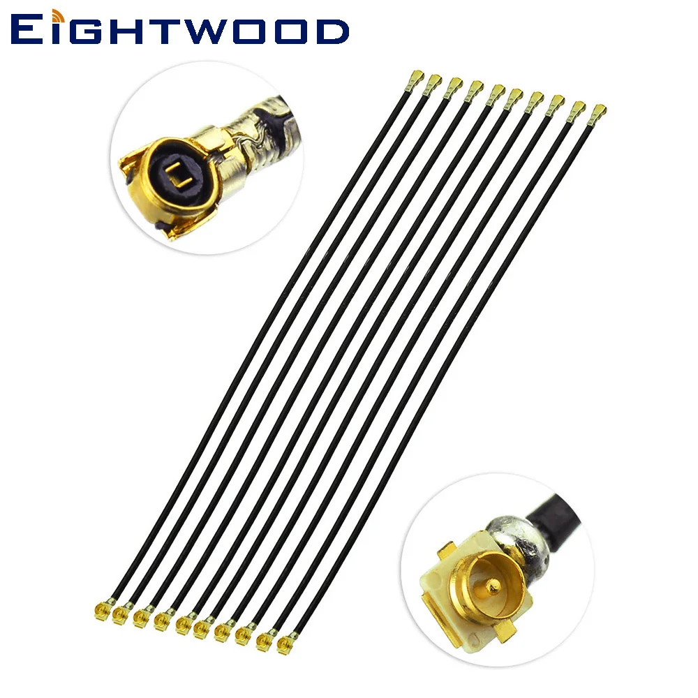 

Eightwood UF.L /IPX Plug Male SMD Connector to IPEX /MHF4 Jack Female Pigtail 1.13mm Cable 10cm for Car WiFi GPS Antenna 10PCS