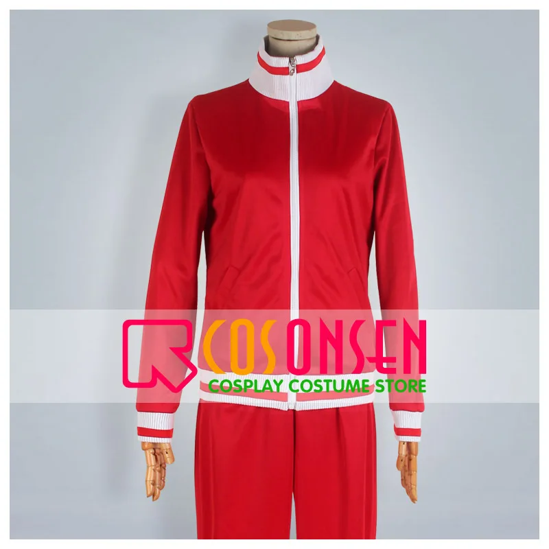 

COSPLAYONSEN Free! Gou Matsuoka Jersey Cosplay Costume Red Sports Uniform Custom Made