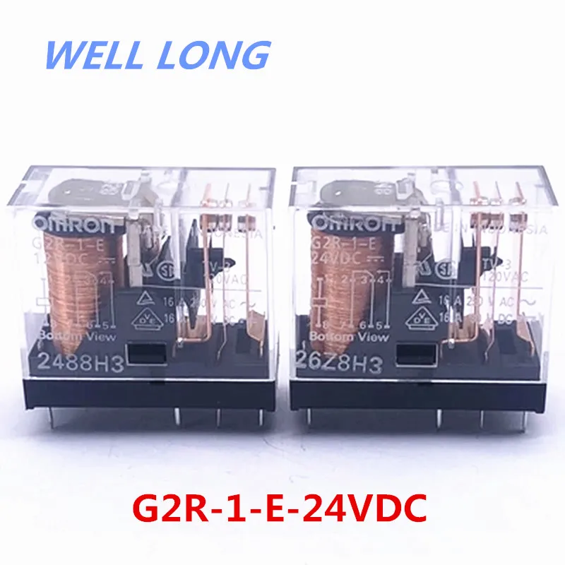 (5 pcs/lot ) 16 Amp SPDT Power Relay, G2R-1-E, 24V DC.