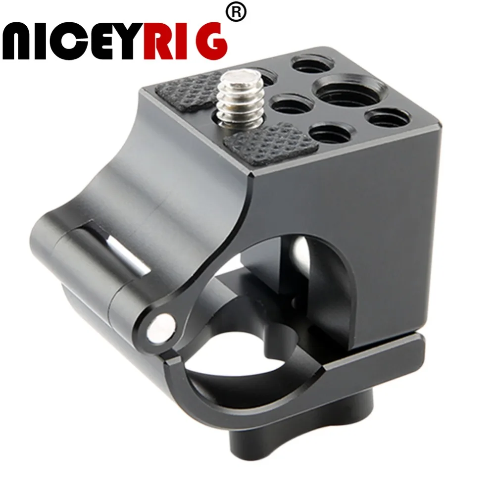 

NICEYRIG 25mm Rod Clamp for Dji Ronin-M / Ronin-MX Gimbal Stabilizer with 3/8" 1/4" Thread Hole Adjustable Quick Release Adapter