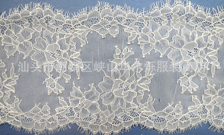 16cm*3yards/pcs jacquard non-elastic lace eyelash, XERY0111K